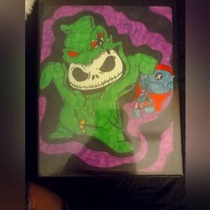 Jack skellington as oogie 8x10 "doodle" by me